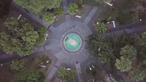 San-Martín-Park-In-Santa-Tecla,-El-Salvador---aerial-orbit