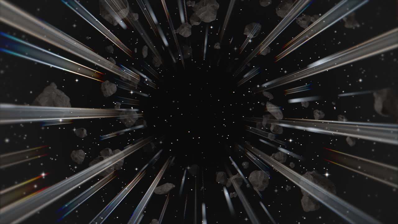 Motion retro lines in galaxy with abstract background 3