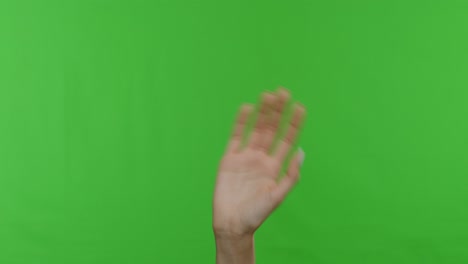 el levantamiento de la mano