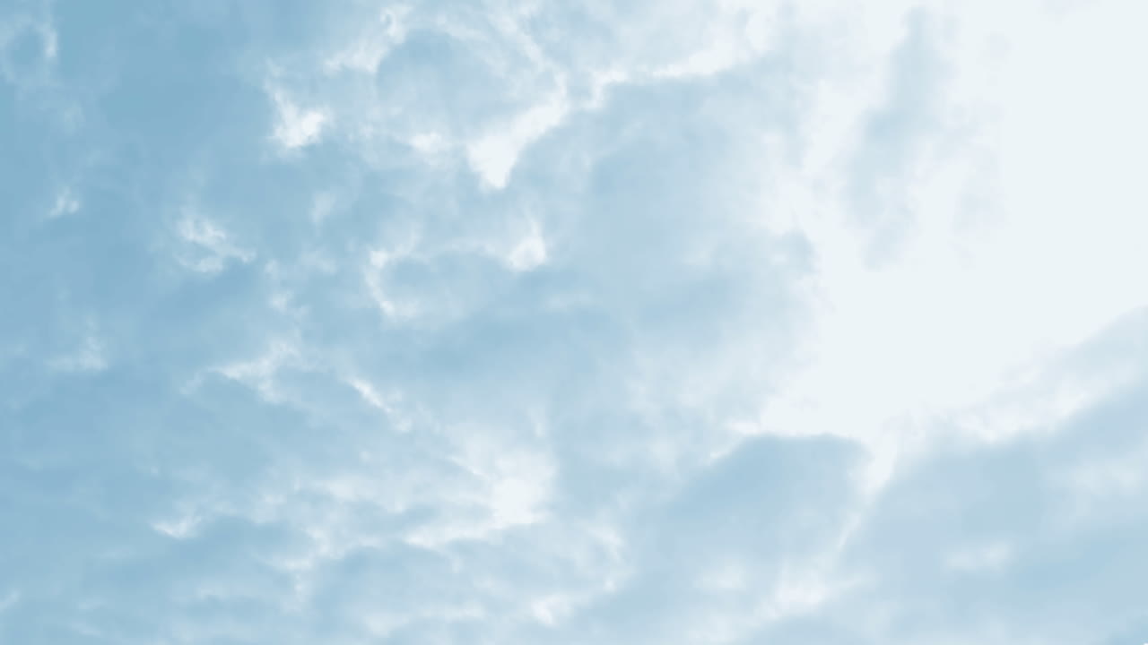Animation von sich bewegenden Wolken 4k