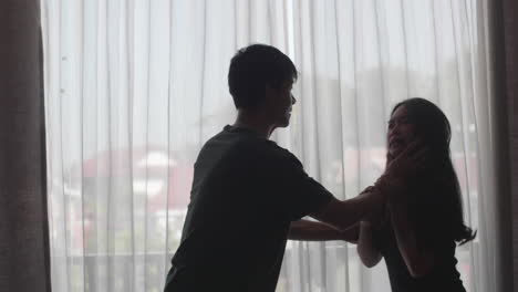 husband use force to assault wife