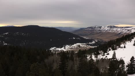 mysterious and moody: a cloudy day overlooking kamloops' rolling hills