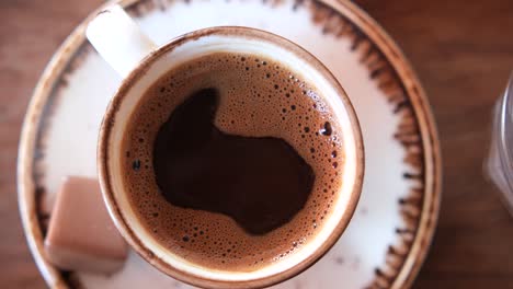 turkish coffee with chocolate