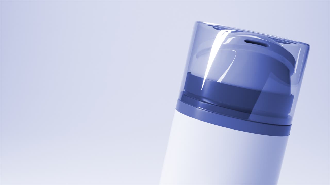 modelo moderno de botella de cosméticos