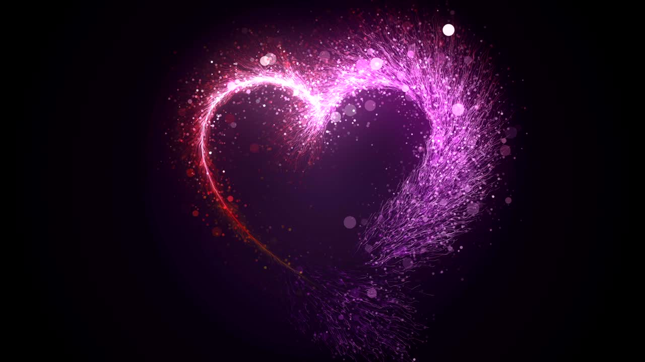 심장 모양을 그려서 축제 효과를 나타니다.