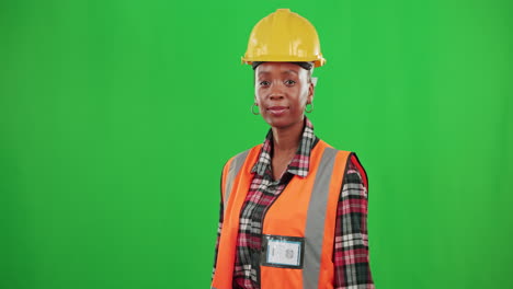 Construction-worker,-green-screen-portrait