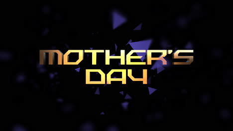 Mother-Day-text-with-flying-triangles-black-gradient