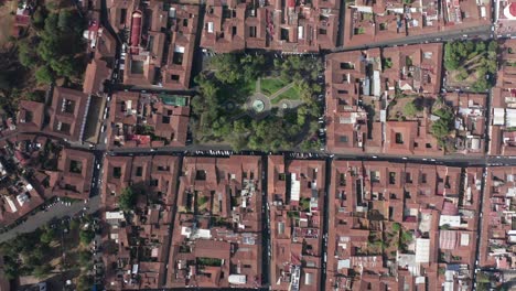 Drone:-Don-Vasco-Plaza-In-Patzcuaro-Michoacan