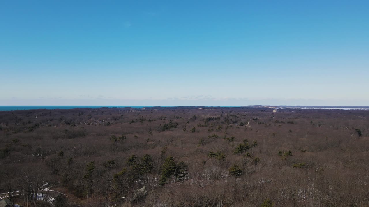 lago michigan desde la costa oeste de michigan