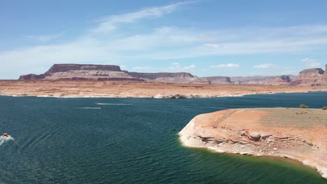 colorado river lake powell basin in glen canyon national recreation area, paige, arizona