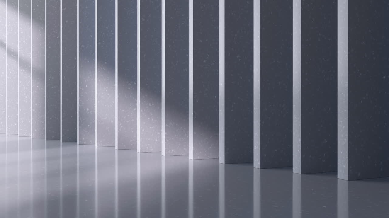 White empty room, 3d rendering.