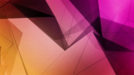 fondo de bucle gráfico de patrón geométrico triangular