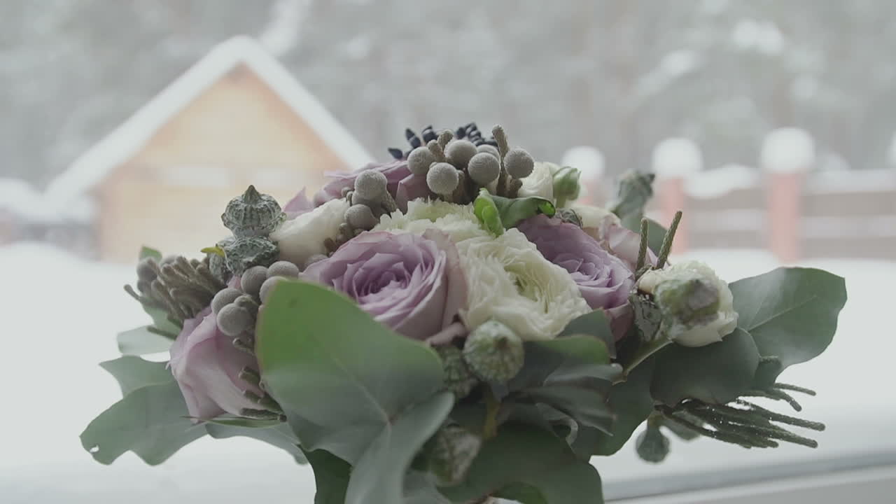 겨울 웨딩 부켓