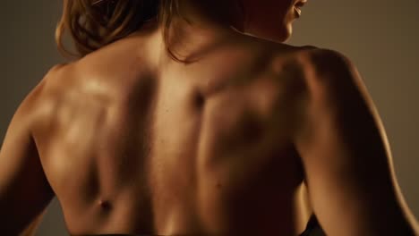 a captivating study of the human back: exploring the intricate details and shapes in a beautifully lit portrait