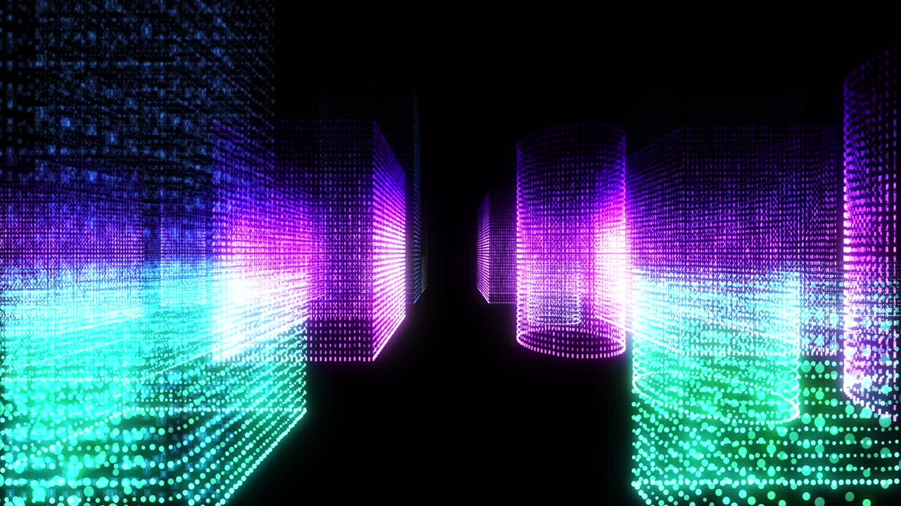 Abstract Digital Cityscape