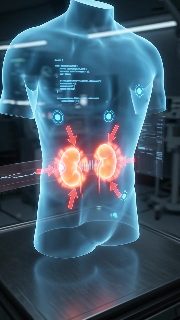 Holographic Medical Visualization of Kidney Inflammation
