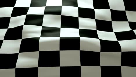 waving chequered flag - loop