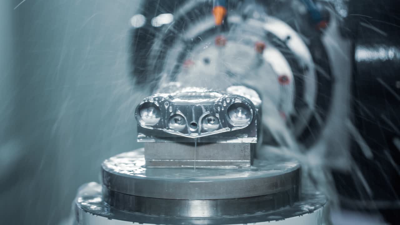 금속 가공 cnc 밀링 머신.