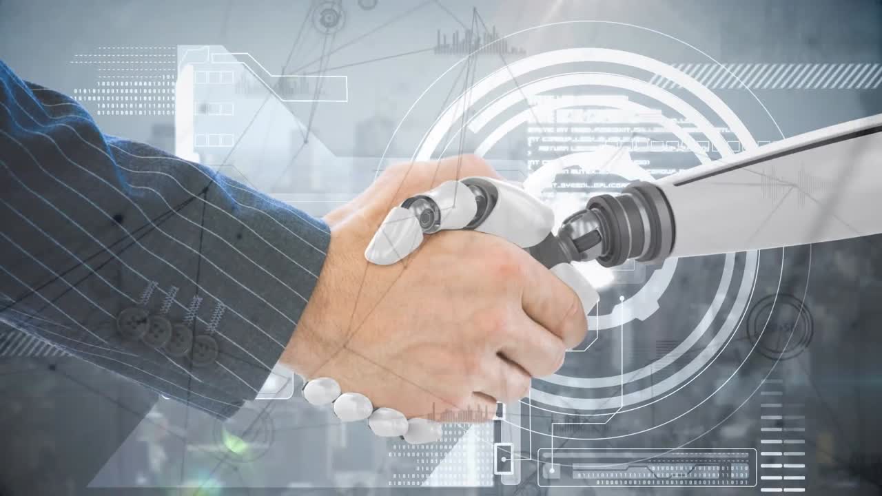 로 ⁇  손과 인간 손