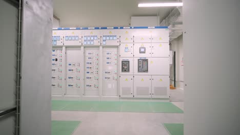 electric voltage control room of a plant