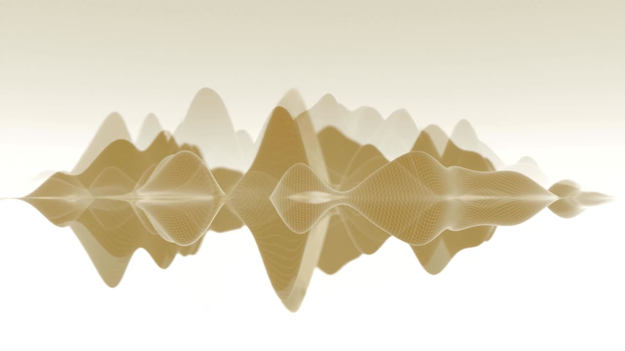 4k 추상적인 파동 모양