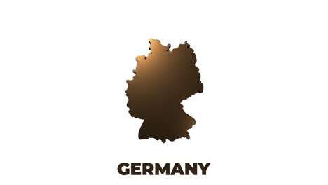 germany map showing up intro by regions 4k animated germany map intro background with countries appearing and fading one by one and camera movement