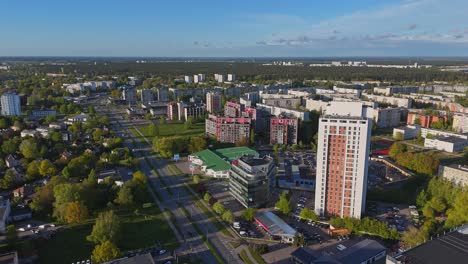 Riga Apartments: Drone View Over Purvciems, Darzciems, Plavnieki