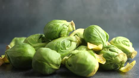 pile of fresh brussels sprouts