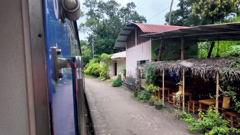 train journey through sri lanka's lush countryside