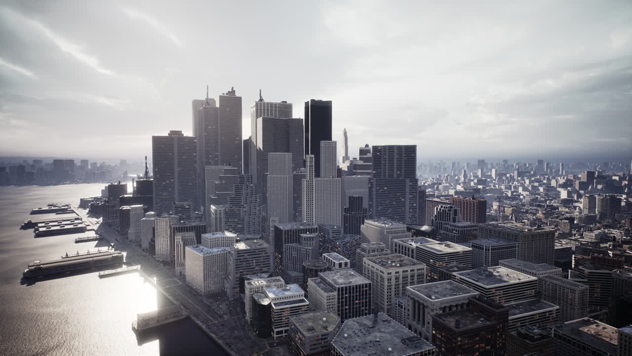 都市景観空撮