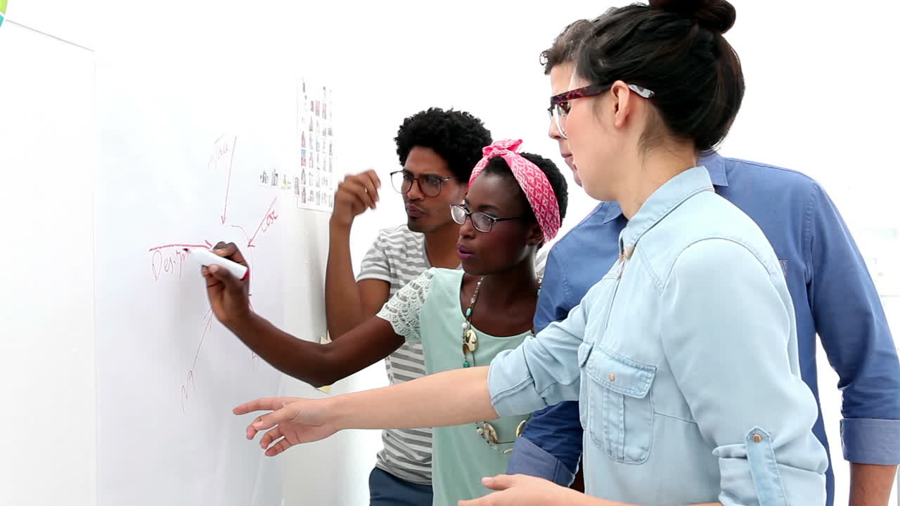 Creative business team having a meeting