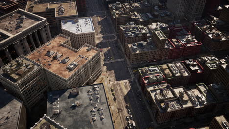 aerial view of a busy city