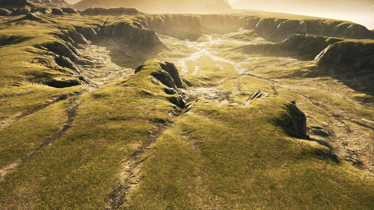 paisaje en las montañas y tierras altas de nepal