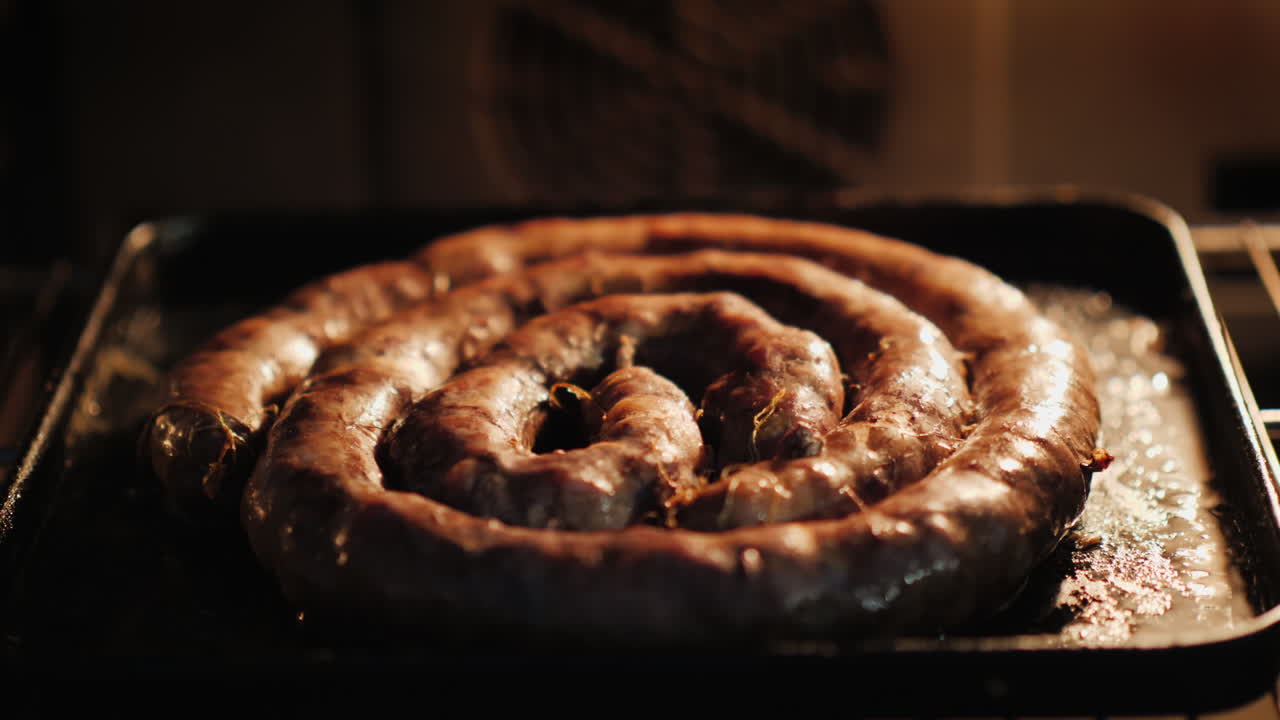 asado de salchichas caseras en el horno 06