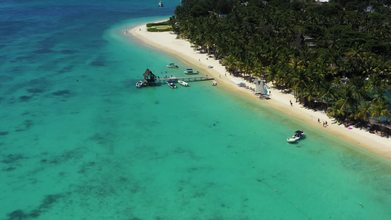 Spiaggia tropicale a Mauritius