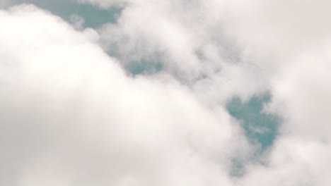 cumulus clouds moving in the sky in tokyo, japan on a sunny day - timelapse