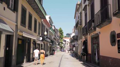 charming european city street scene