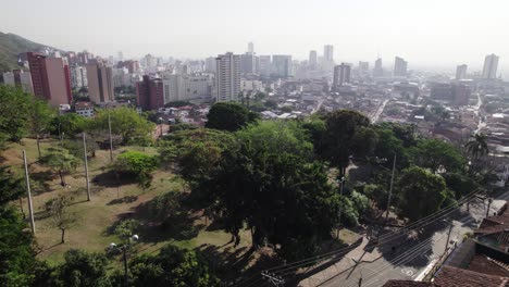 cali cityscape, colombia in south america_forward shot