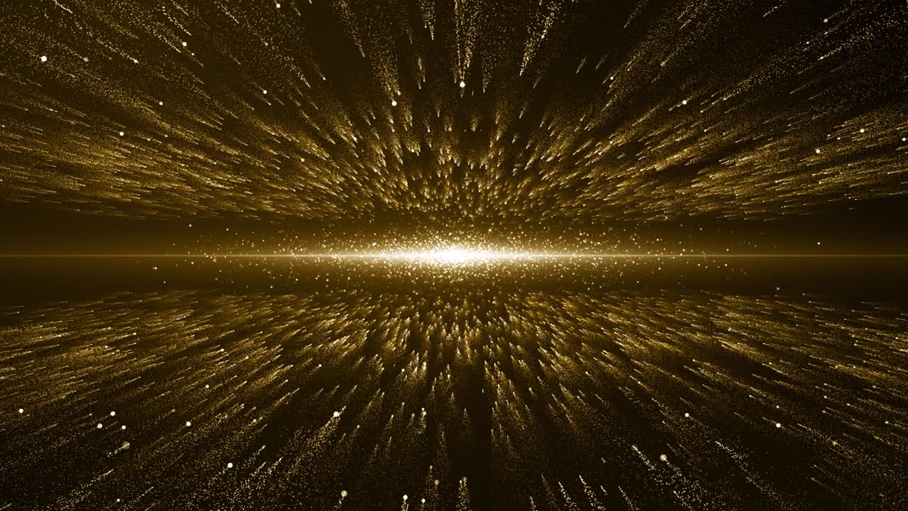 입자 금 반이는 보케상 먼지 추상적인 배경 루프