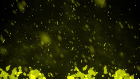 Burning-fiery-hot-embers-flame-sparks-fire-gas-3D-animation-gradient-background-moving-particles-motion-graphics-visual-effect-colour-yellow-bright