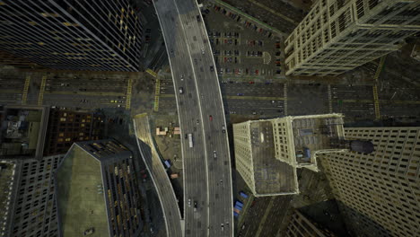 urban landscape from above showcasing busy city life and architecture