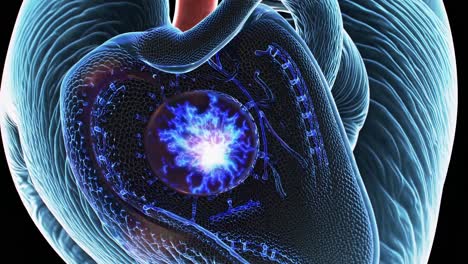human heart anatomy illustration