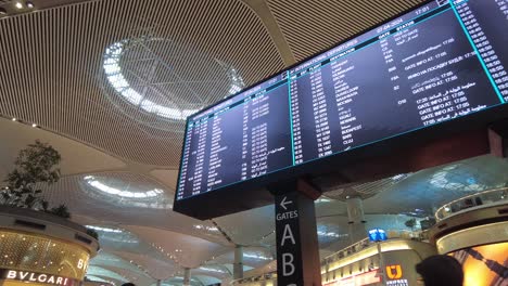 istanbul airport departure board