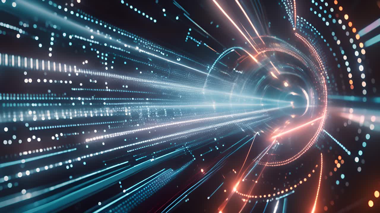 Digital Tunnel of Light and Data