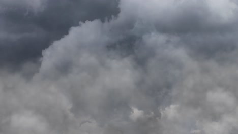 background of  thunderstorm and dark clouds 4k