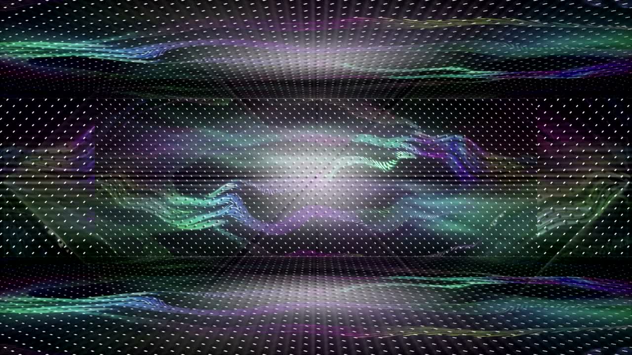 animación de fondo de luces coloridas