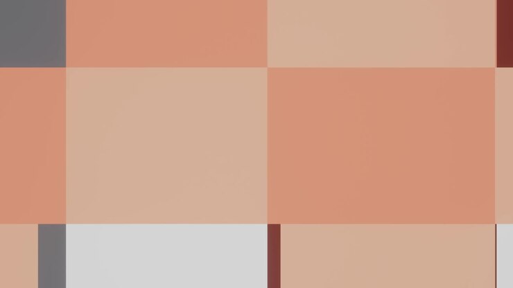 Geometric shapes abstract background in trendy colors. Seamless looping