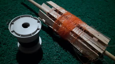 wooden kite spool steel firki (charkhi) kite thread spools