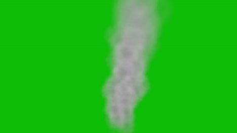 Visual-effects,-VFX,-thick-smoke-rising-on-green-screen-3D-animation