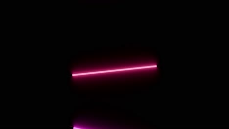 pink neon lights on a black background